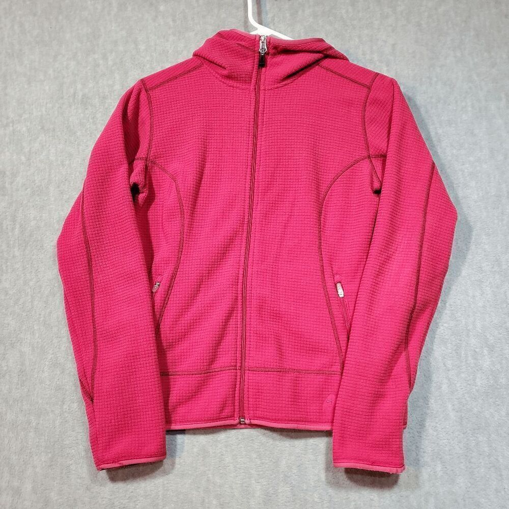Nike Jacket Womens Small Pink Waffle Fleece Acg Therma Astylar Hood Full Zip Vtg